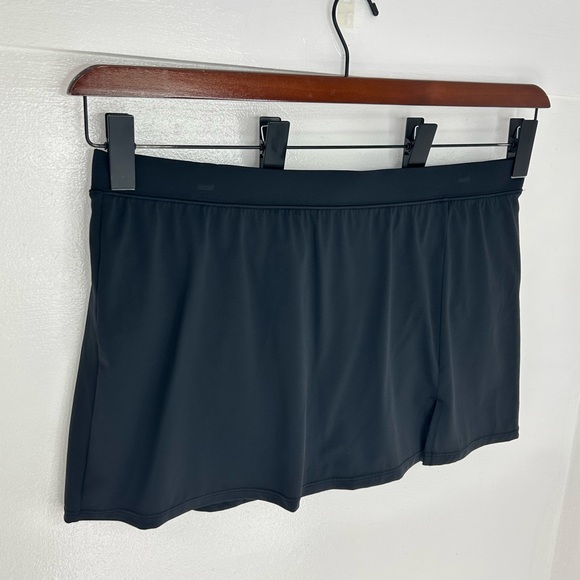 BAL HARBOUR‎ Black Swim Skirt Size XL Beach Summer Pool Full Coverage UPF 50 - Picture 3 of 11